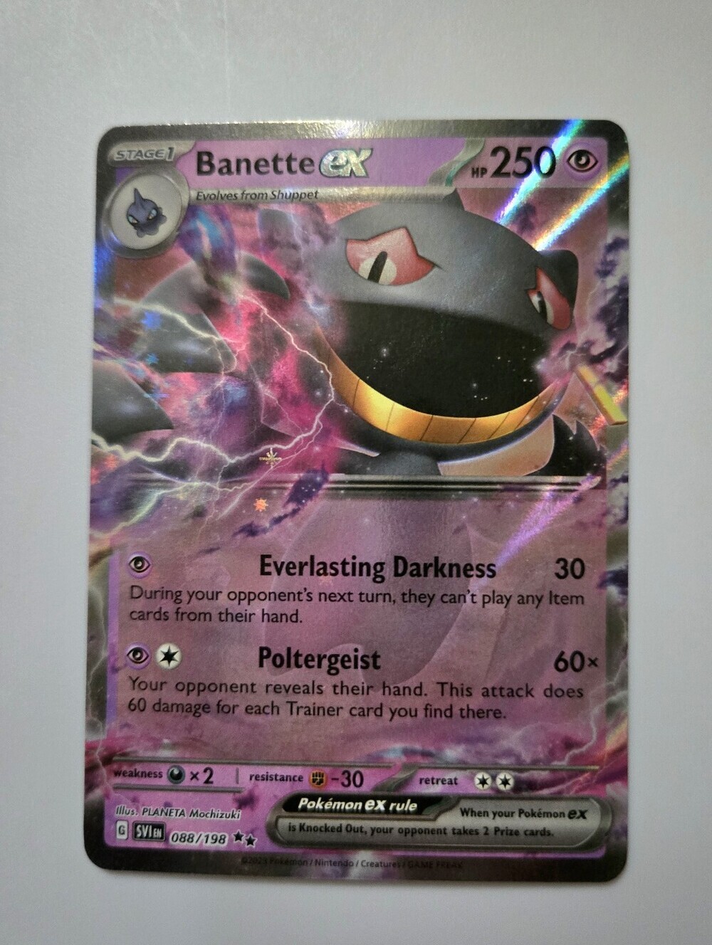 Banette ex #88 | Pokemon Scarlet & Violet